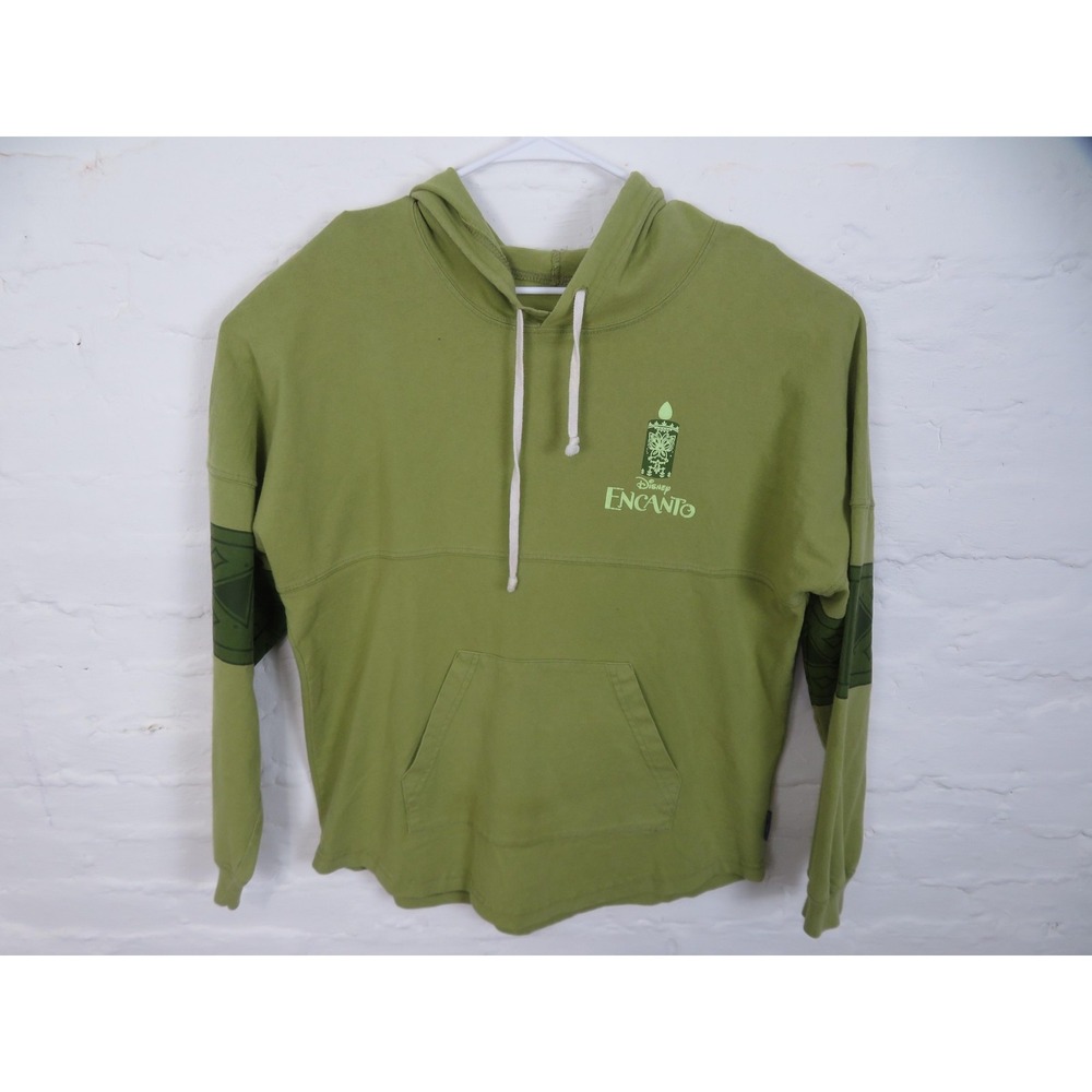 Disney Encanto Bruno Hoodie Womens Medium Green Spirit Jersey Rat Graphic - Picture 1 of 9